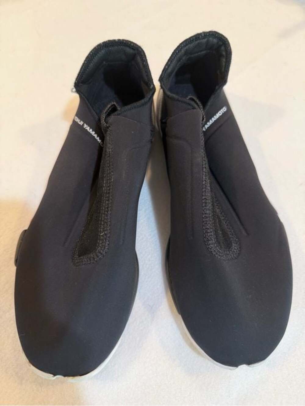 Y-3 Yohji Yamamoto x Adidas FW65749 Neoprene Slip On Sneakers Black Unisex  9.5”